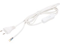 OBI tápvezeték kapcsolóval és Euro csatlakozódugóval fehér 2 m OBI tápvezeték kapcsolóval és Euro csatlakozódugóval fehér 2 m