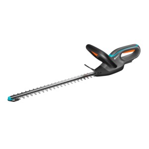 Gardena EasyCut 45/18V akkus sövényvágó, antracit színű, lézerrel vágott késekkel.