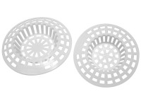 Fackelmann lefolyószűrő 6+7 cm fehér