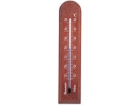 Hőmérő beltéri fa 42 mm x 205 mm dió