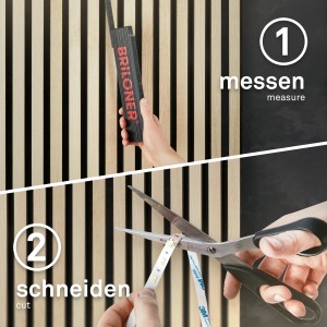Briloner LED szalag indítókészlet panelekhez: A meleg fehér fény vágása és beállítása.