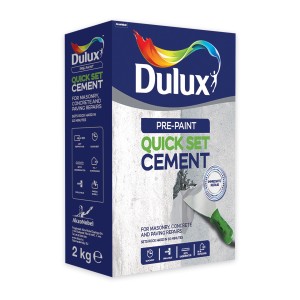 Dulux Gyorsan kötő cement, 2kg-os csomag falazat, beton és burkolat javításához.