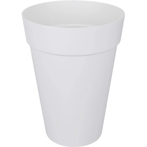 Fehér, magas Elho Loft Urban virágcserép, Ø 42 cm, műanyagból.