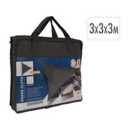 Napvitorla 3 m x 3 m x 3 m antracit színű poliészter