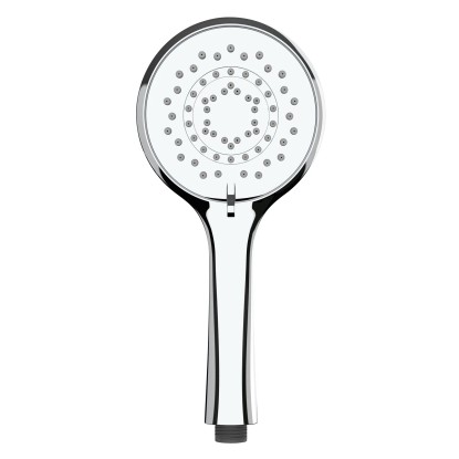 Wenko víztakarékos kézizuhany 11 cm x 11 cm ABS-műanyag króm-fehér