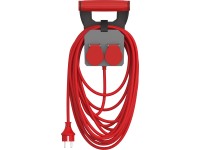 RollOn hosszabbítókábel fali tartóval 10 m szürke-piros RollOn hosszabbítókábel fali tartóval 10 m szürke-piros