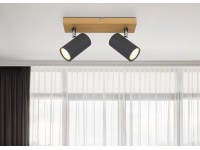 Globo spotlámpa Robby 2 ágú grafitszürke 260 mm x 60 mm x 120 mm