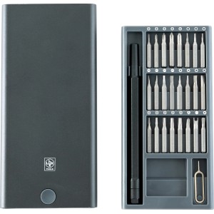 LUX okostelefon javító készlet, 26 darabos, mobiltelefon javításhoz és finommechanikai munkákhoz.