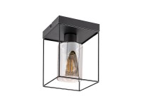 Rábalux Chadwick beltéri mennyezeti lámpa fekete E27 1xMAX25W IP20