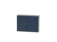 Küpper faliszekrény 2 ajtós 36 db rekesszel 60 cm x 80 cm x 20 cm sötétkék Küpper faliszekrény 2 ajtós 36 db rekesszel 60 cm x 80 cm x 20 cm sötétkék