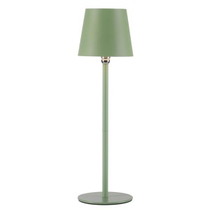Zöld Just Light Boteria akkus LED asztali lámpa, dimmelhető, beltéri és kültéri használatra.