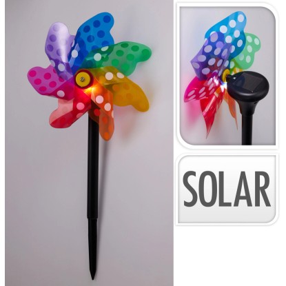 Szolár dekor szélmalom 38 cm