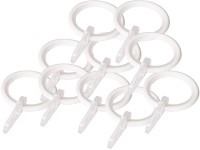 Függönykarikák ráncszedő akasztóval 10 db 19 mm fehér Függönykarikák ráncszedő akasztóval 10 db 19 mm fehér