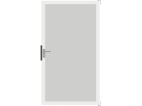 GroJa kapu Ambiente Universal alumínium kerettel 100 cm x 180 cm x 0,8 cm átláts