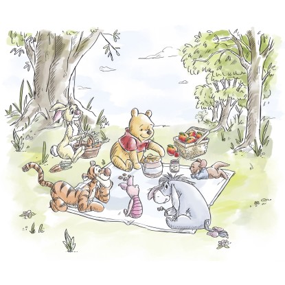 Komar nemszőtt fotótapéta Disney Winnie The Pooh Nice For Picnics színes
