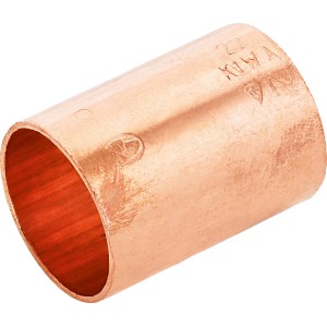 Réz forrasztóhüvely, Ø 22 mm, rézcsövek forrasztás közbeni összekötéséhez.