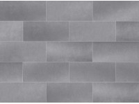 Összepattintható vinylpadló Valencia kő megjelenésű csempehatás középszürke