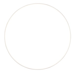 Fehér, kerek Reality LED mennyezeti lámpa Spica, 27 cm átmérőjű. Modern mennyezeti lámpa fürdőszobába és nappaliba.