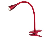 Rábalux Jeff LED asztali lámpa 4,5 W bordó csíptethető Rábalux Jeff LED asztali lámpa 4,5 W bordó csíptethető