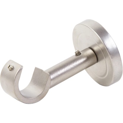 Függönyrúd tartó 50 mm x 50 mm x 80 mm matt ezüst
