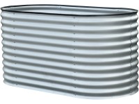 Floraworld magaságyás hullámos 160 cm x 80 cm x 82 cm ezüstszínű Floraworld magaságyás hullámos 160 cm x 80 cm x 82 cm ezüstszínű