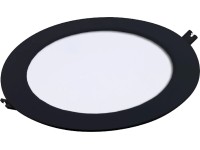 Rábalux Shaun2 beltéri mennyezeti beépíthető lámpa kerek fekete LED 18W