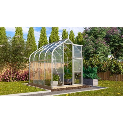 Vitavia Orion 5000 melegház 3 mm-es edzett üveg 202 cm x 257 cm alumínium