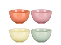 Mica Decorations Rico tálak 4-es készlet 8,5 cm x 14 cm többszínű