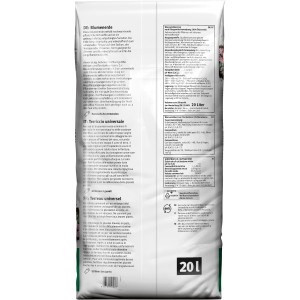 Zacskó virágföld, 20 liter univerzális föld szobanövényekhez, erkély- és kerti növényekhez.