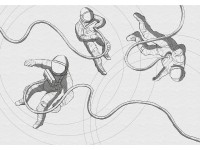 Komar vlies fotótapéta Extraordinary Astronauts 400 cm x 280 cm Komar vlies fotótapéta Extraordinary Astronauts 400 cm x 280 cm