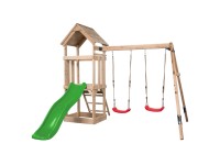 Swing King Noa játszótorony 234 cm x 265 cm 280 cm világoszöld FSC Swing King Noa játszótorony 234 cm x 265 cm 280 cm világoszöld FSC