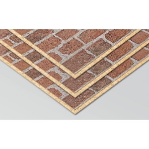 Egger DecoWall falpanelek tégla designban, dekoratív panelek faldesignhoz.