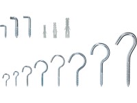 LUX kampó- és dübelkészlet 400 részes LUX kampó- és dübelkészlet 400 részes