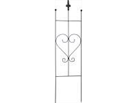 Futtatórács szív formával 80 cm x 20 cm x 0,4 cm fekete Futtatórács szív formával 80 cm x 20 cm x 0,4 cm fekete