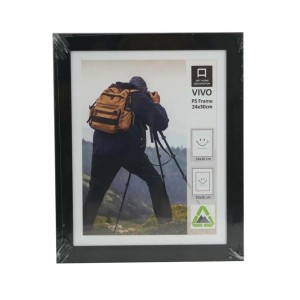 Fotókeret műanyag Vivo fekete M 24 cm x 30 cm
