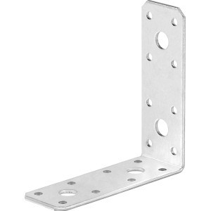 Horganyzott szögvas 90x90x40 mm fa szerkezetekhez.