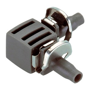 Gardena L-idom 4,6 mm Micro-Drip-rendszerekhez, elosztócsövek irányának megváltoztatásához.