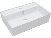 Ráültethető mosdókagyló kerámia 15,5 cm x 59,5 cm x 40 cm Ráültethető mosdókagyló kerámia 15,5 cm x 59,5 cm x 40 cm