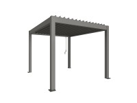 Biohort pergola 255 cm x 312 cm x 367,5 cm kvarcszürke-metál Biohort pergola 255 cm x 312 cm x 367,5 cm kvarcszürke-metál