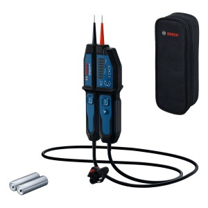 Bosch Professional GVT 1000-15 feszültségmérő tokkal és elemekkel.