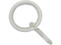 Gardinia Kreta függönykarikák csúszóbetéttel fehér 12 cm x 3 cm