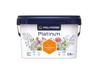 Poli - Farbe Platinum beltéri falfesték diszperziós Trombitavirág matt 2,5 l