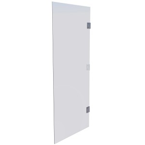 HD Clear oldalsó panel, 180x60 cm, átlátszó biztonsági üvegből, előtetőkhöz.