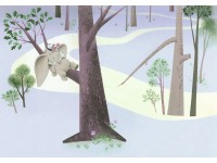 Komar vlies fotótapéta Dumbo Sleep on Tree 400 cm x 280 cm