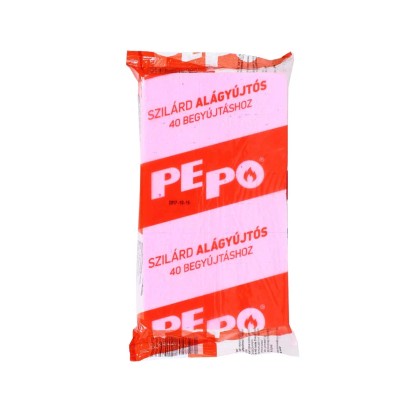 Pepo fóliás szilárd alágyújtós 40 db