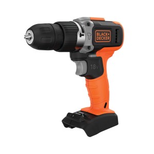 Black+Decker akkus fúró-csavarozó, narancs-fekete, ideális barkácsoláshoz.