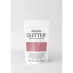 Rust-Oleum csillámfesték Subtle Shimmer rózsaszín, 70g-os csomag csillámhatásokhoz.