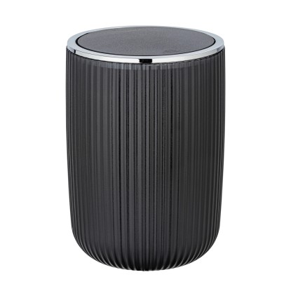 Wenko Agropoli billenőfedeles szemetes L szürke 5,5 l műanyag 19 x 27 x 19 cm