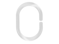 Spirella C-Minor zuhanyfüggönygyűrű műanyag átlátszó Crystal Spirella C-Minor zuhanyfüggönygyűrű műanyag átlátszó Crystal