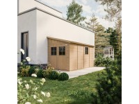 Timbela fa kerti ház M340 falhoz építhető oldalfal nélkül padló nélkül